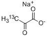 丙酮酸-3-13C 钠盐,124052-04-6,结构式