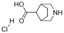 3-Azabicyclo[3.2.1]octane-8-carboxylic acid hydrochloride Structure