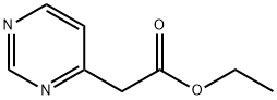 4-Pyrimidineacetic acid ethyl ester Struktur