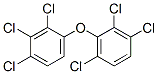 2,2′,3,3′,4,6′-ヘキサクロロジフェニルエーテル 化学構造式