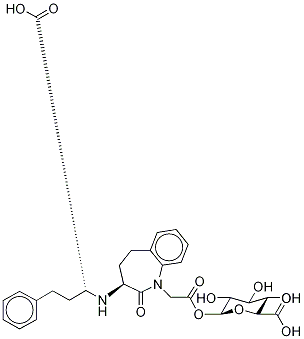 1’-epi-Benazeprilat Acyl-β-D-glucuronide Struktur