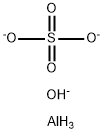 五水合硫酸羟铝, 12408-53-6, 结构式