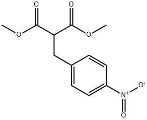 对硝基苄基丙二酸二甲酯,124090-10-4,结构式