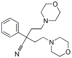 2-(2-Morpholinoethyl)-2-phenyl-4-morpholinobutanenitrile Structure