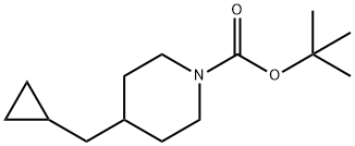 tert-butyl 4-(cyclopropylMethyl)piperidin-1-carboxylate Structure