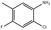 2-氯-4-氟-5-甲基苯胺,124185-35-9,结构式