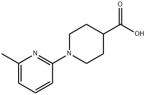 1-(6-甲基吡啶-2-基)哌啶-4-羧酸, 1241894-71-2, 结构式