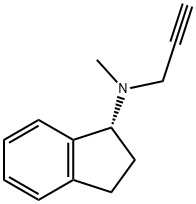 (R)-N-甲基-N-(2-丙炔基)-2,3-二氢茚-1-胺, 124192-87-6, 结构式