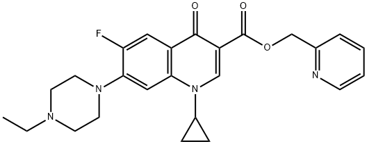 1242012-54-9 3-Quinolinecarboxylic acid, 1-cyclopropyl-7-(4-ethyl-1-piperazinyl)-6-fluoro-1,4-dihydro-4-oxo-, 2-pyridinylMethyl ester