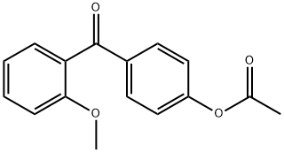 4-ACETOXY-2'-METHOXYBENZOPHENONE Struktur