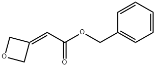2-(氧杂环丁烷-3-基亚甲基)乙酸苄酯, 1242160-03-7, 结构式