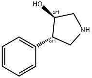 (3S,4R)-4-phenylpyrrolidin-3-ol hydrochloride Structure
