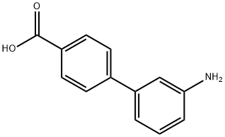 3′-アミノビフェニル-4-カルボン酸 化学構造式