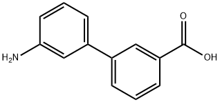 3'-AMINO-BIPHENYL-3-CARBOXYLIC ACID Structure