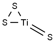硫化钛,12423-80-2,结构式