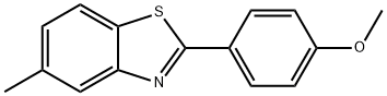 2-(4-甲氧苯基)-5-甲基苯并[D]噻唑 结构式