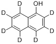 1‐ナフトール‐D7 化学構造式