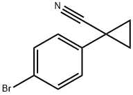 1-(4-BROMOPHENYL)CYCLOPROPANECARBONITRILE, 97 Structure