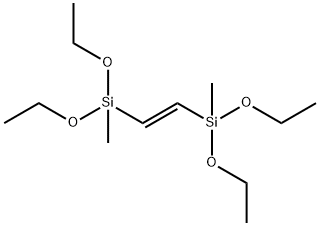 1,2-BIS(METHYLDIETHOXYSILYL)ETHYLENE Structure