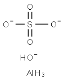 碱式硫酸铝, 12428-64-7, 结构式