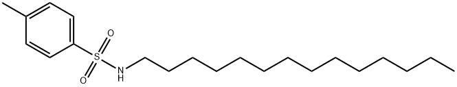 N-tetradecyl-p-toluenesulphonamide  Structure