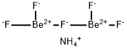 AMMONIUM BERYLLIUM FLUORIDE Structure