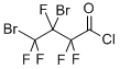 3,4-DIBROMOPENTAFLUOROBUTYRYL CHLORIDE Structure