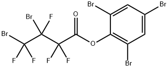 2,4,6-TRIBROMOPHENYL 3,4-DIBROMOPENTAFLUOROBUTYRATE Struktur