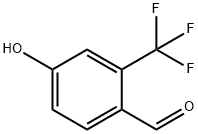 4-hydroxy-2-trifluoromethylbenzaldehyde Structure