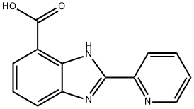 1H-Benzimidazole-7-carboxylic acid, 2-(2-pyridinyl)- Structure