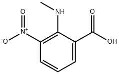 2-(甲基氨基)-3-硝基苯甲酸 结构式