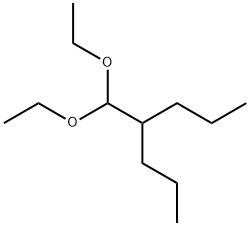 2-propylpentanal diethyl acetal Structure