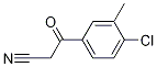 3-(4-氯-3-甲基苯基)-3-氧代丙腈, 1243498-98-7, 结构式