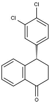 4-(3,4-Dichloro-phenyl)-3,4-dihydro-2H-naphthalen-1-one Structure