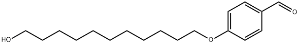 4-(11-羟基十一烷氧基)苯甲醛, 124389-14-6, 结构式