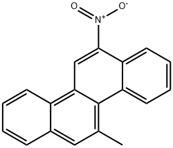 11-METHYL-6-NITROCHRYSENE Structure