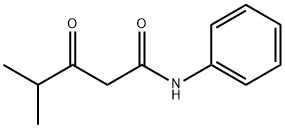 4-甲基-3-酮基-N-苯基戊酰胺,124401-38-3,结构式