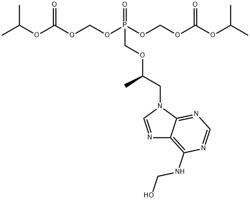 6N-HydroxyMethyl Tenofovir Disoproxil Structure