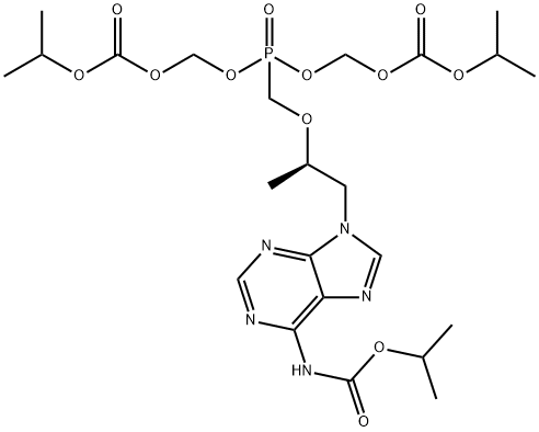 替诺福韦氨基甲酸酯,1244022-54-5,结构式
