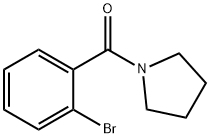 (2-BROMOPHENYL)(PYRROLIDIN-1-YL)METHANONE Structure