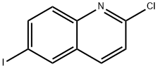 2-クロロ-6-ヨードキノリン 化学構造式