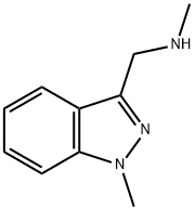 N-METHYL-N-[(1-METHYL-1H-INDAZOL-3-YL)METHYL]AMINE, 124491-38-9, 结构式