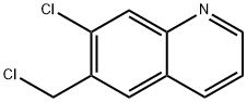 7-Chloro-6-(chloromethyl)quinoline Struktur