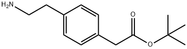 2-(4-(2-氨基乙基)苯基)乙酸叔丁酯,124499-20-3,结构式