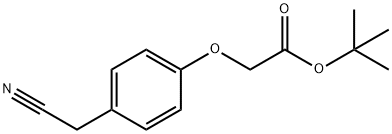 tert-Butyl 2-[4-(cyanoMethyl)phenoxy]acetate Structure