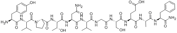 (TYR27)-ALPHA-CGRP (27-37) (RAT) Struktur