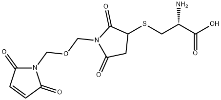S-(bismaleimidoethyl ether)cysteine Structure