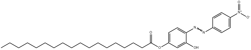 5-OCTADECANOYLOXY-2-(4-NITROPHENYLAZO)PHENOL Structure