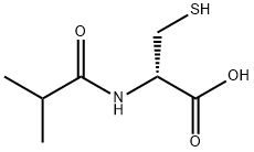 N-异丁酰基-D-巯基丙氨酸 结构式