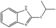 1H-Benzimidazole,2-[(1-methylethyl)thio]-(9CI), 124530-70-7, 结构式